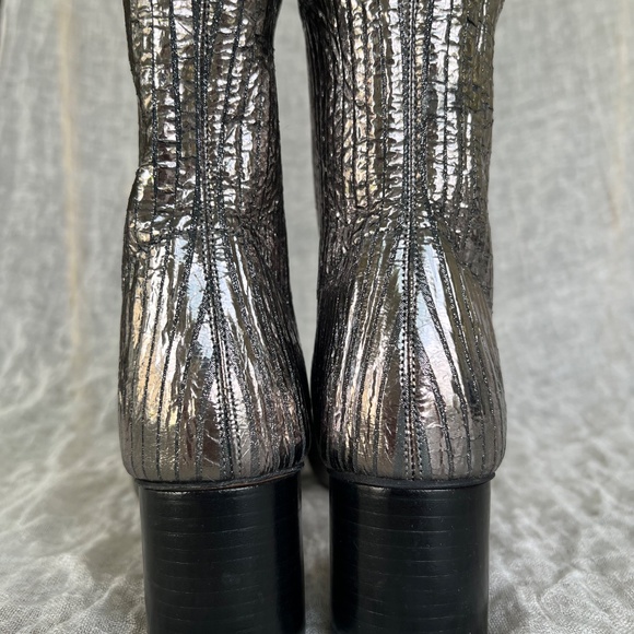 Isabel Marant Datsy Boots Silver (Size 8-8.5) - Picture 7 of 12
